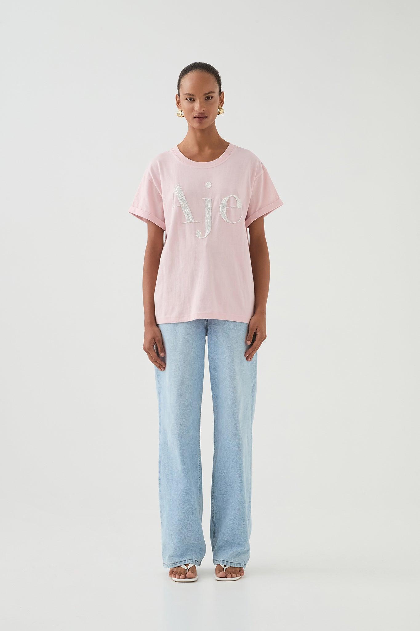 Beyond Embellished Logo Tee Product Image