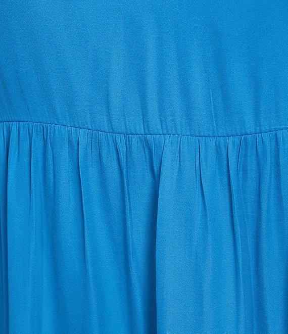 Skies Are Blue Plus Tiered Mini Dress Product Image