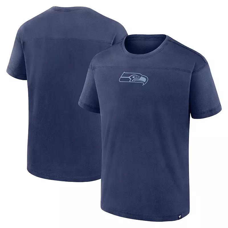 Men's Nike Heather Navy Tennessee Titans Blitz Tri-Blend T-Shirt,  Product Image