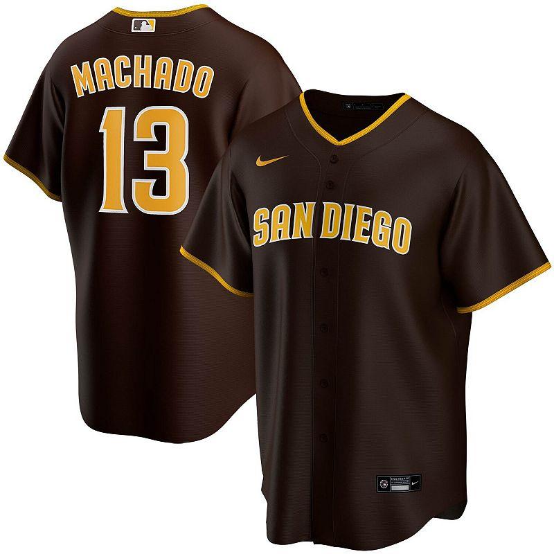 Men's Nike Manny Machado Brown San Diego Padres Alternate Replica Player Jersey, Size: Medium Product Image