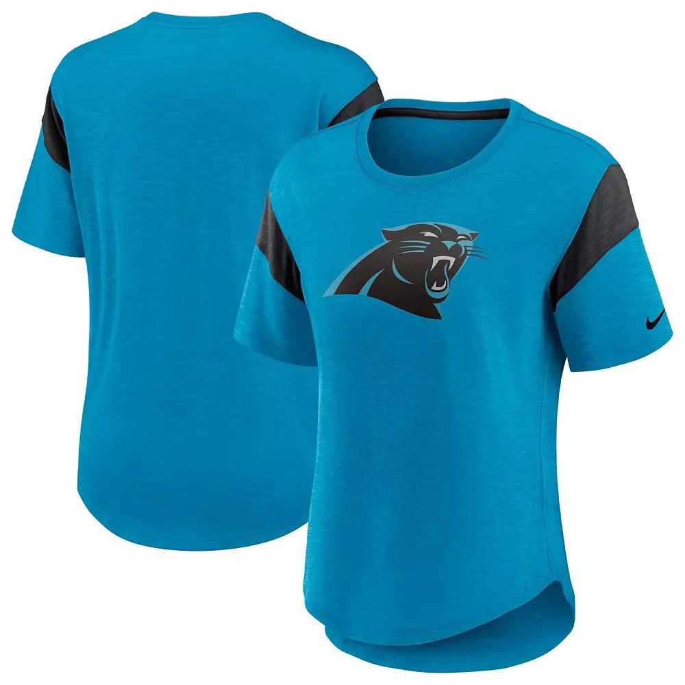 Women's Nike Blue Carolina Panthers Primary Logo Fashion Top,  Product Image