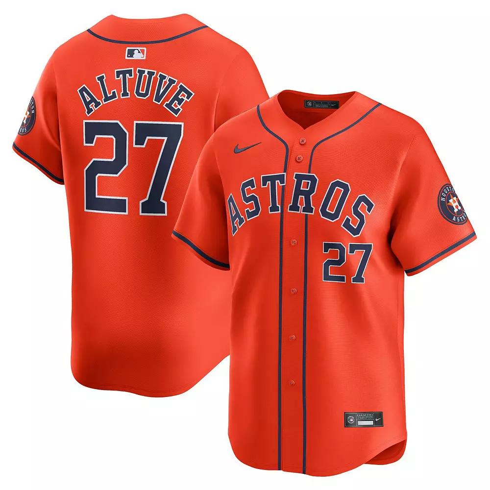 Men's Nike Jose Altuve Orange Houston Astros Alternate Limited Player Jersey,  Product Image