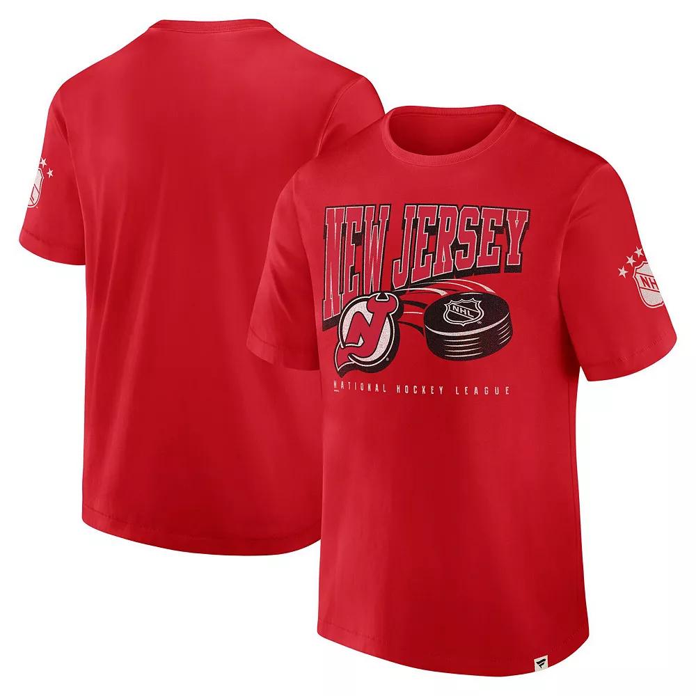 Men's Fanatics Red New Jersey Devils Decades Collection Made To Last T-Shirt, Size: Medium, Nhl Red Product Image