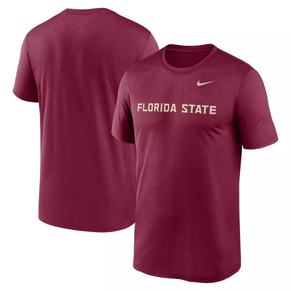 Men's Nike Garnet Florida State Seminoles Primetime Legend Wordmark T-Shirt, Size: XL, Red Product Image