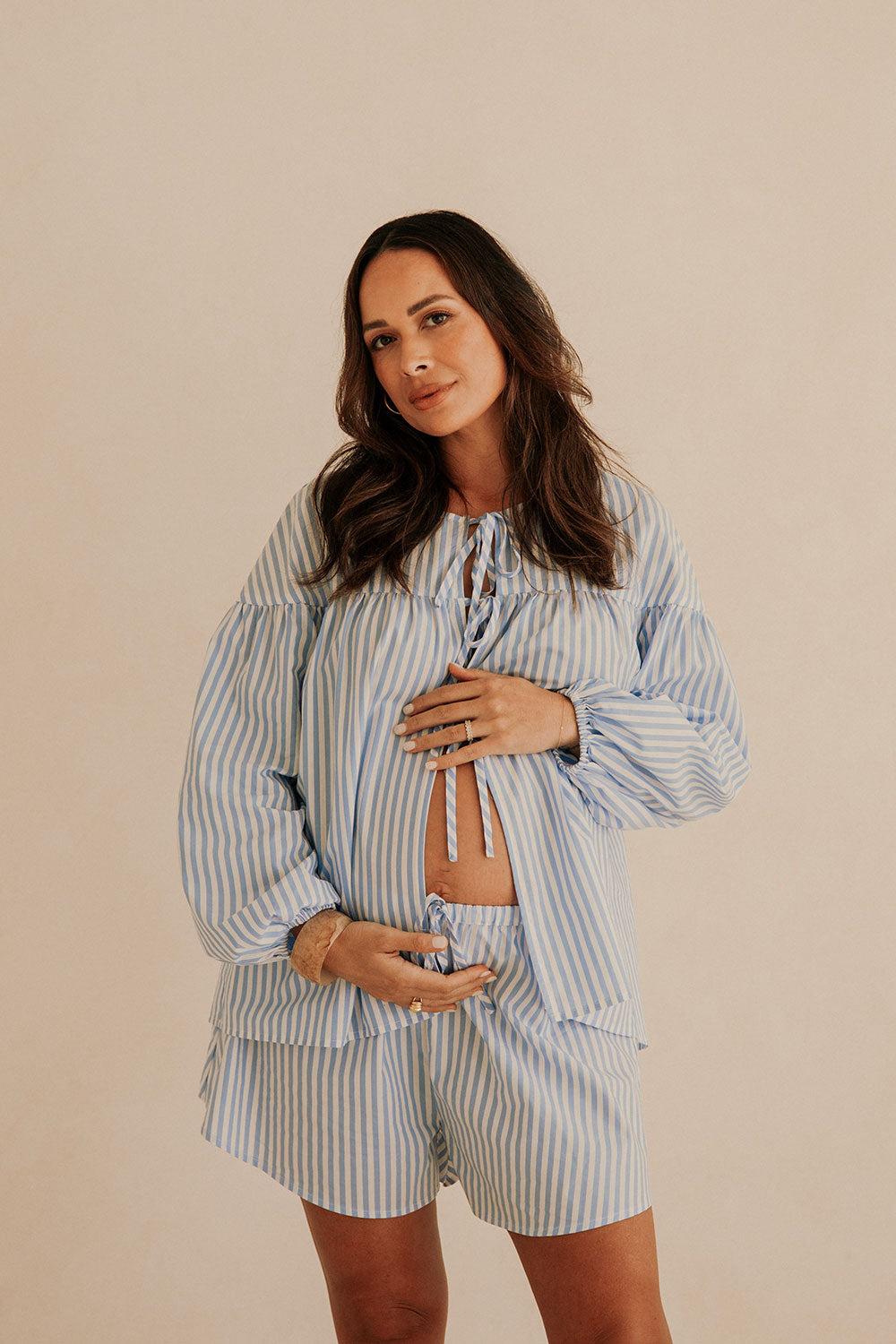 Pennie Shorts - Blue Product Image