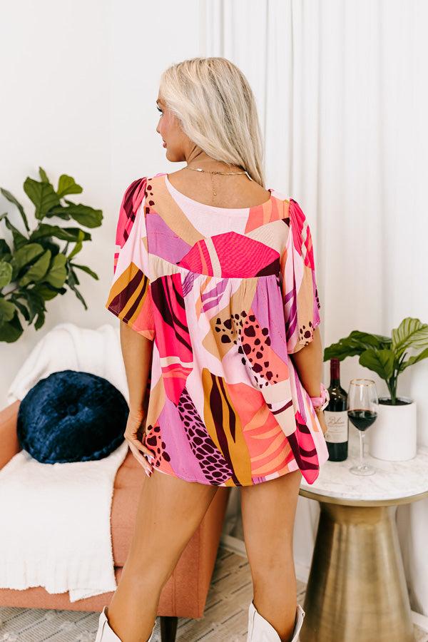 Seeking Sunshine Shift Top In Blush Product Image