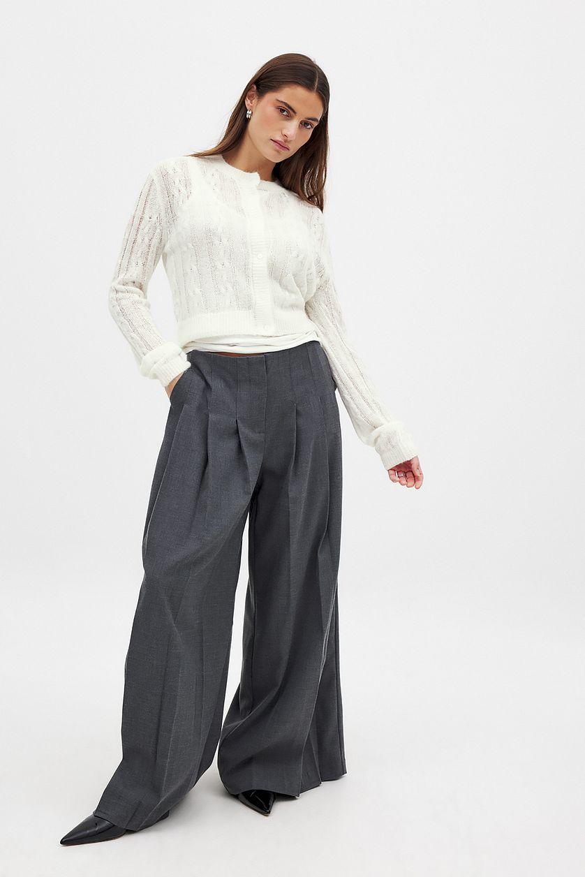 Knitted Cable Cardigan Product Image