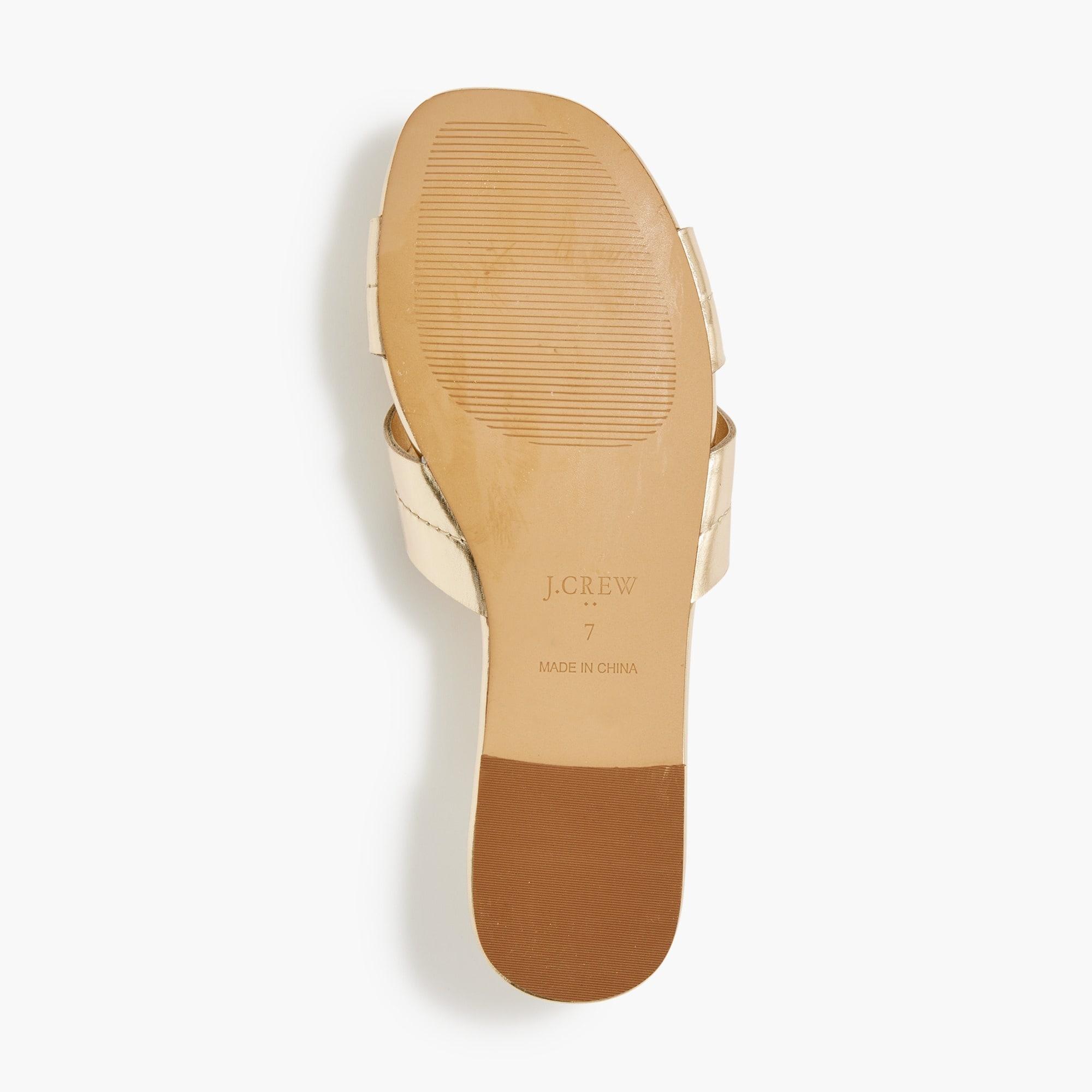 Stitched slide sandals Product Image