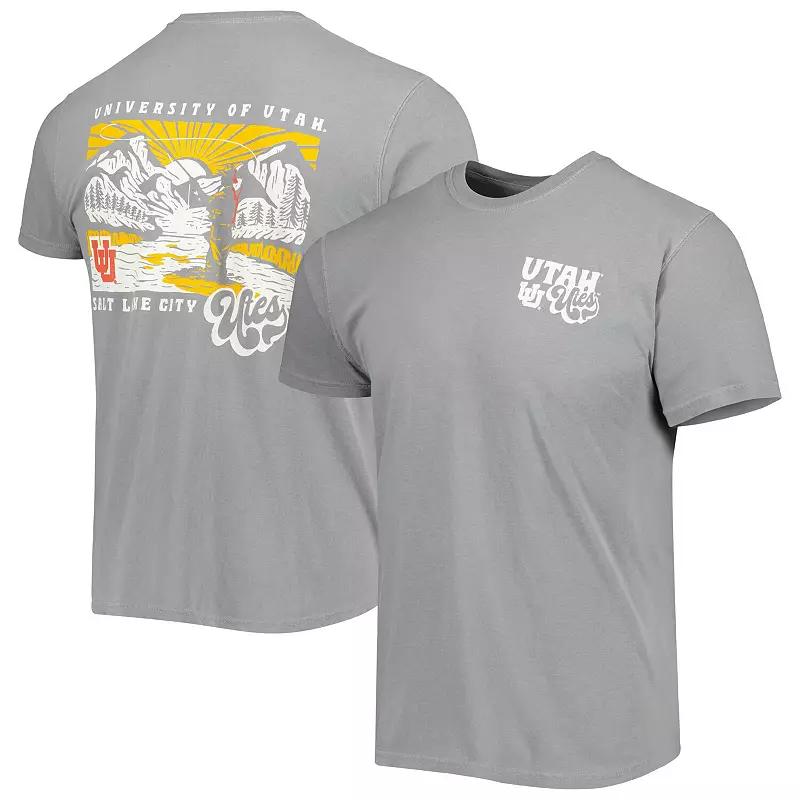 Men's Gray Utah Utes Hyperlocal T-Shirt,  Product Image