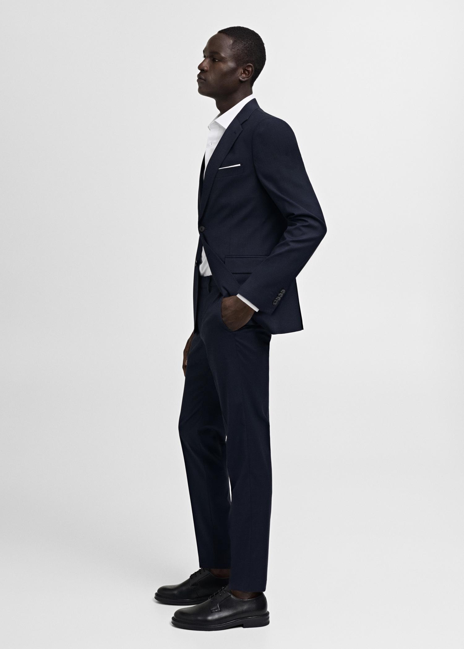 Milan slim-fit suit blazer - Men | MANGO USA Product Image