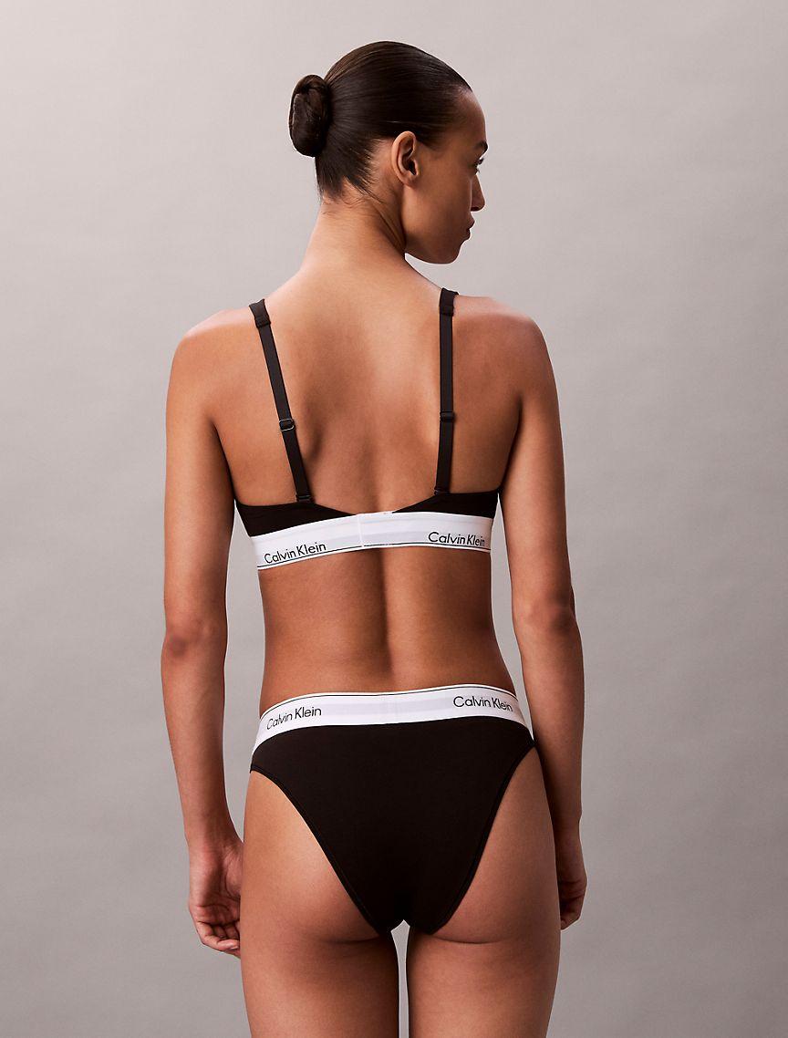 Icon Cotton Modal Unlined Triangle Bralette Product Image