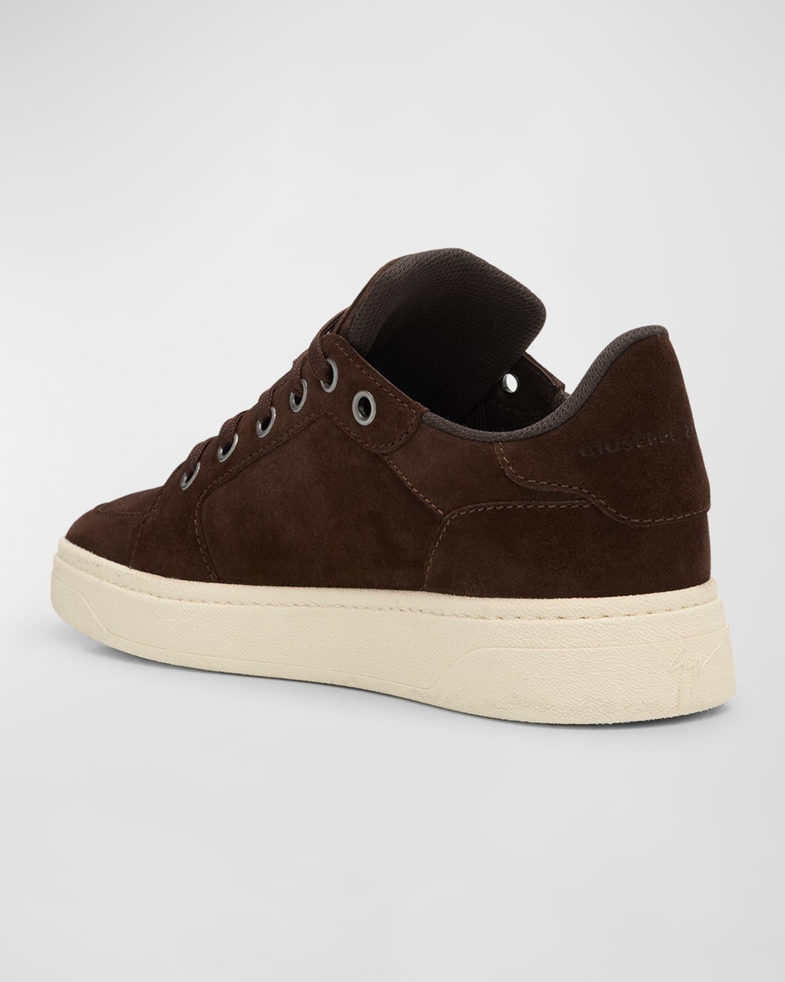 Mens Suede Low-Top Sneakers Product Image