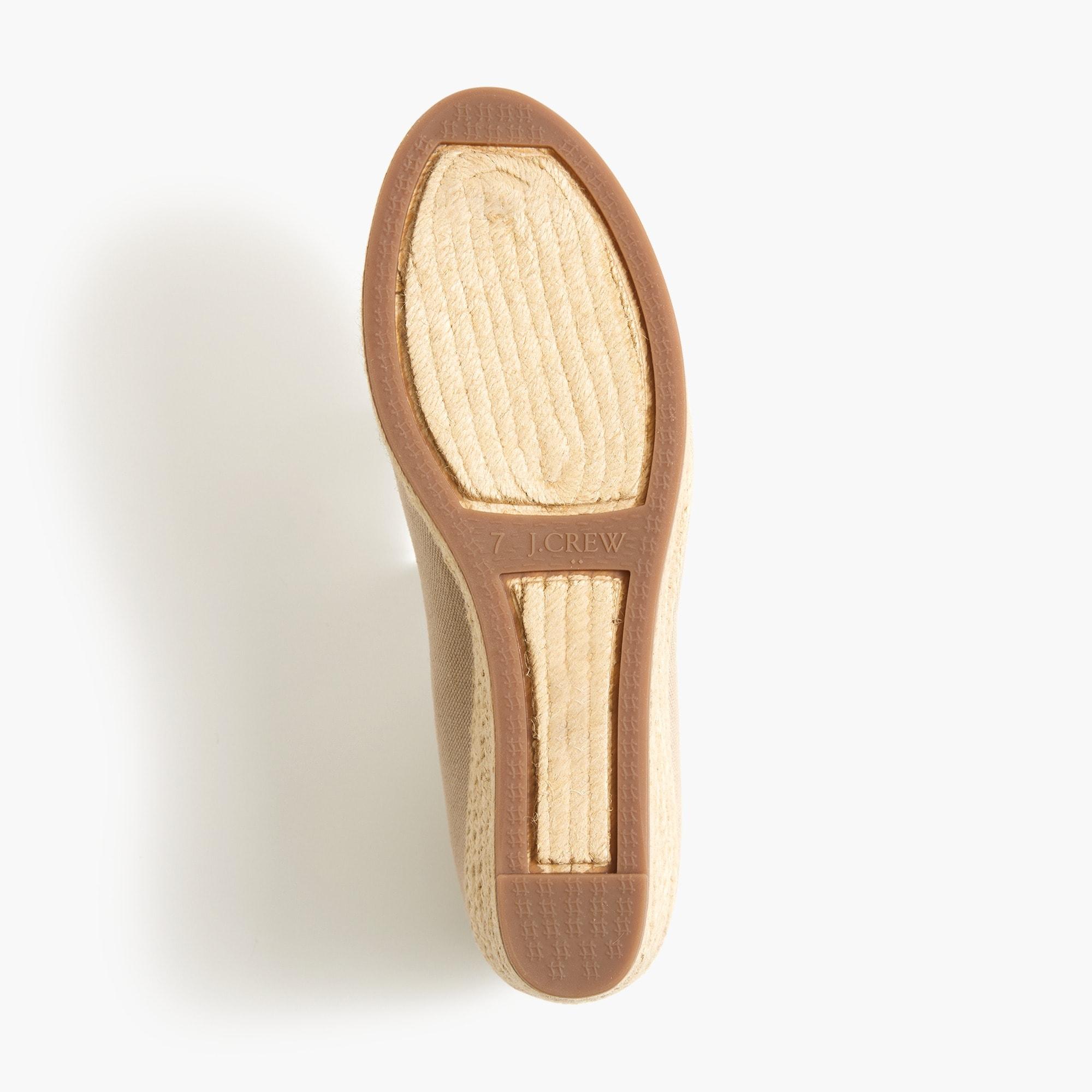 Canvas espadrille wedges Product Image