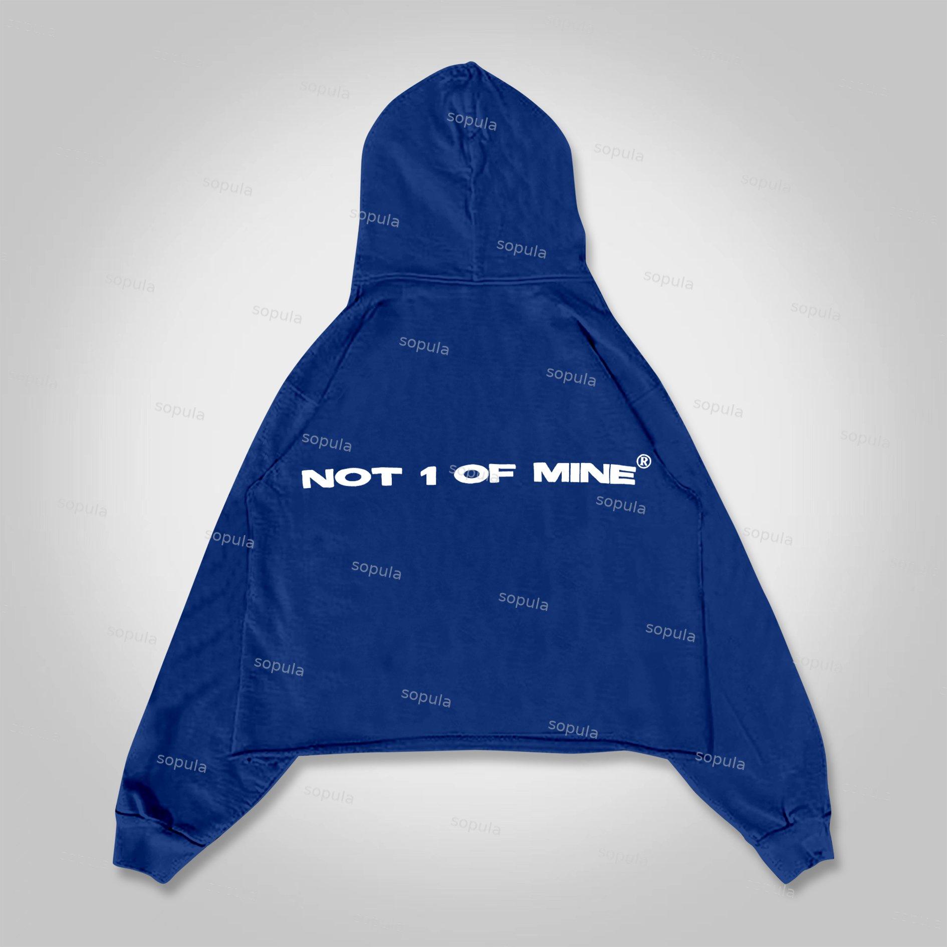 Sopula For The Real Graphic Print Cropped Hoodie Product Image