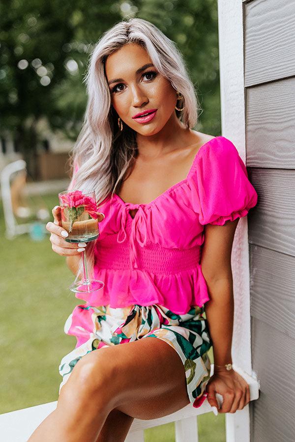 Positano Pretty Smocked Top Product Image