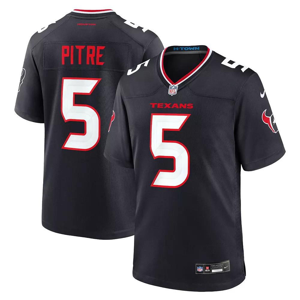Men's Nike Jalen Pitre Navy Houston Texans Game Jersey,  Product Image