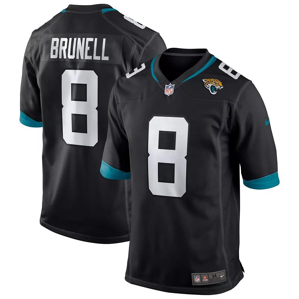 Men's Nike Mark Brunell Black Jacksonville Jaguars Game Retired Player Jersey, Size: 2XL Product Image