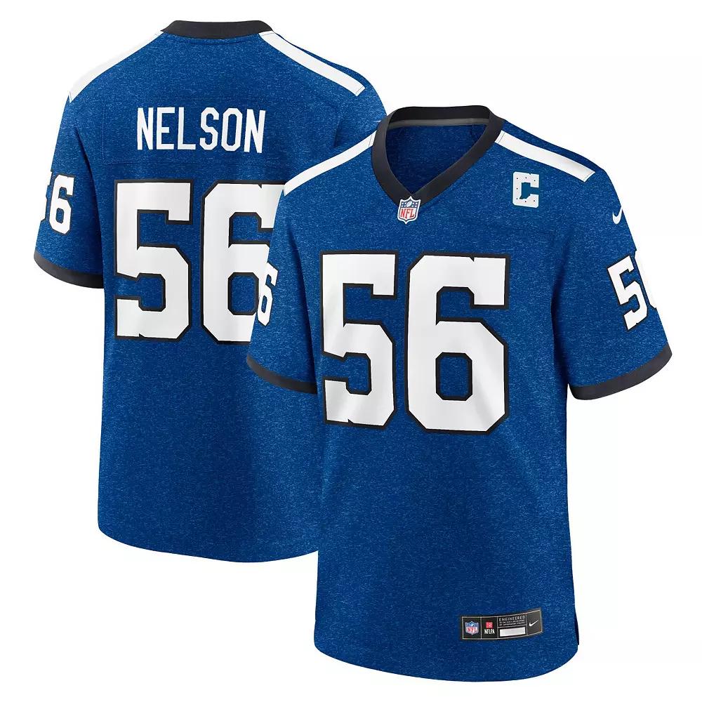 Men's Nike Quenton Nelson Royal Indianapolis Colts Indiana Nights Alternate Game Jersey,  Product Image