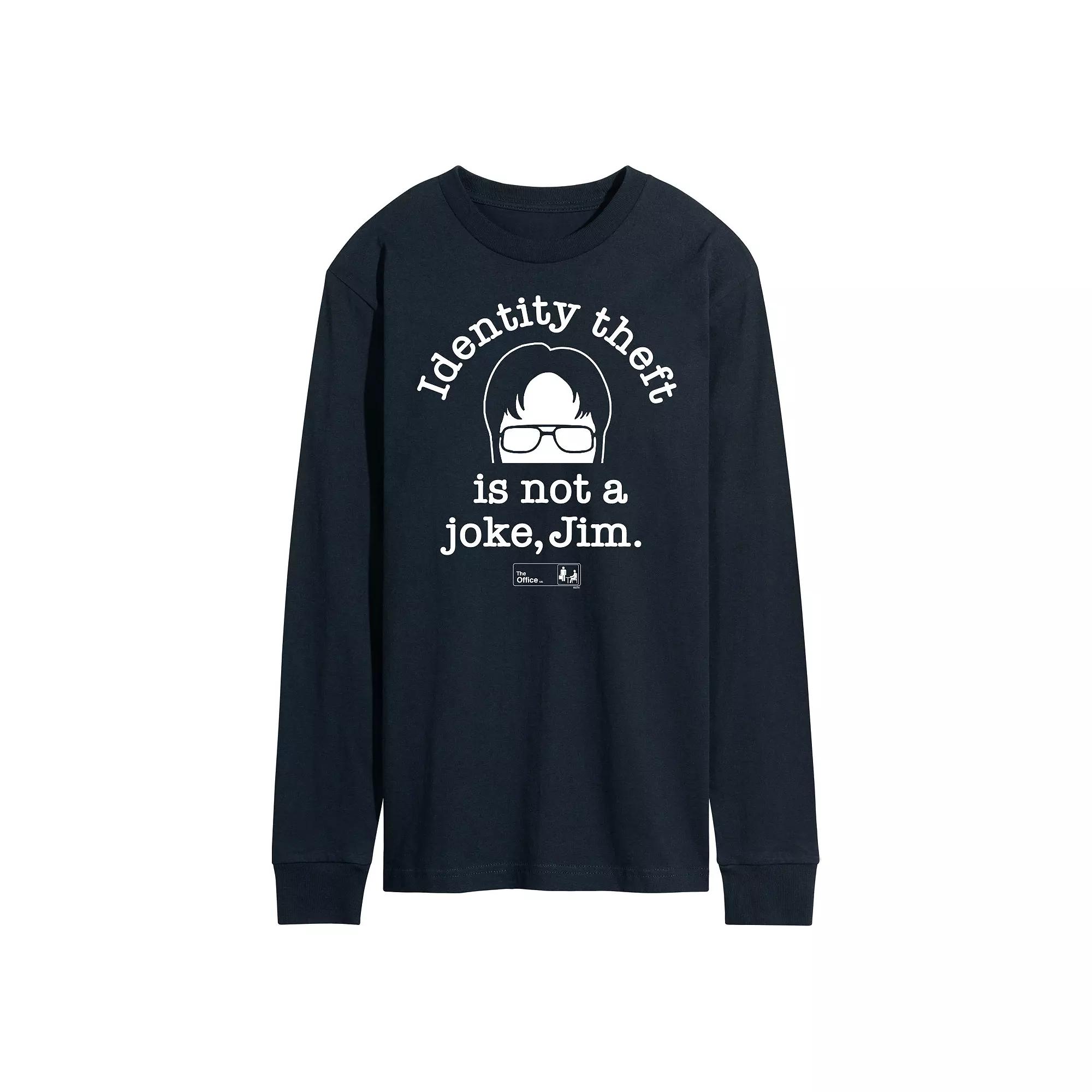 Men's The Office Identity Theft Long Sleeve Tee,  Product Image