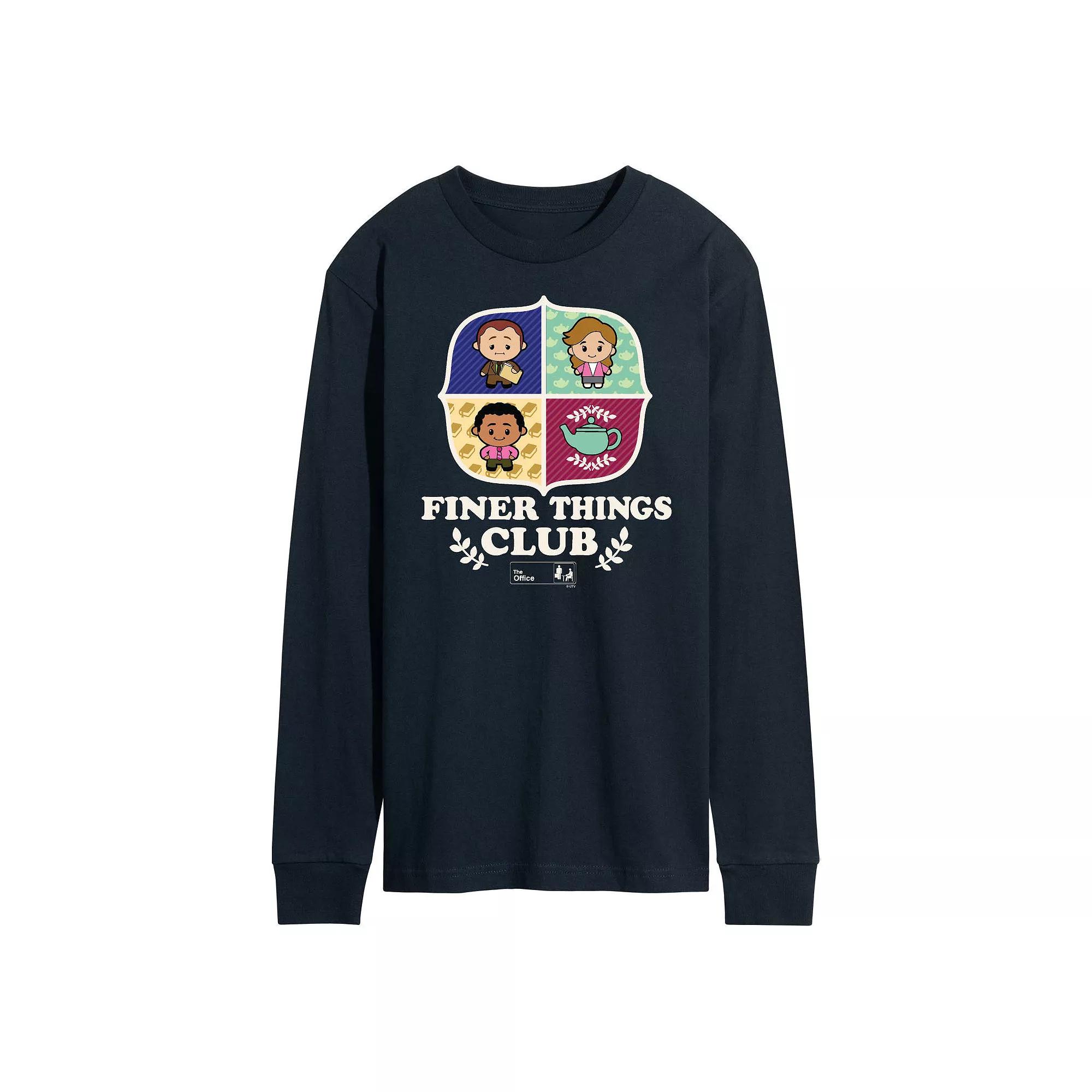 Men's The Office Finer Things Long Sleeve,  Product Image