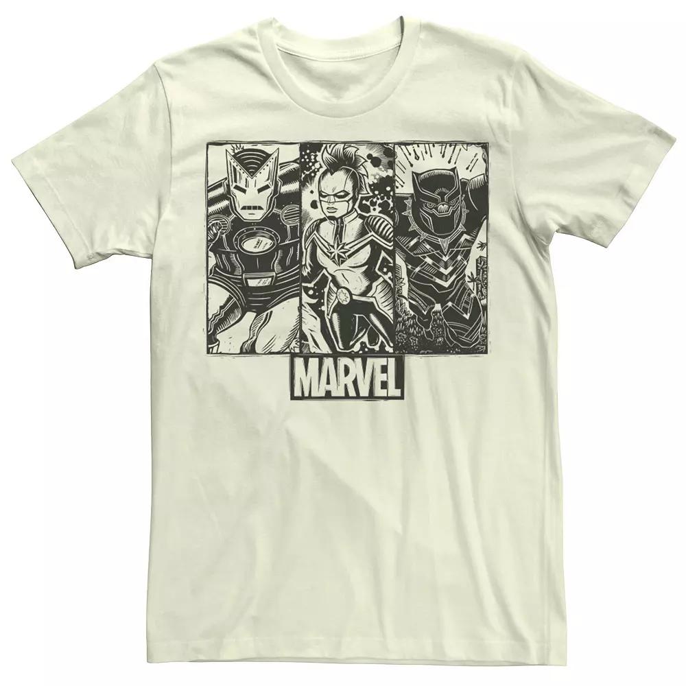 Men's Marvel Universe Trio Panels Tee,  Product Image