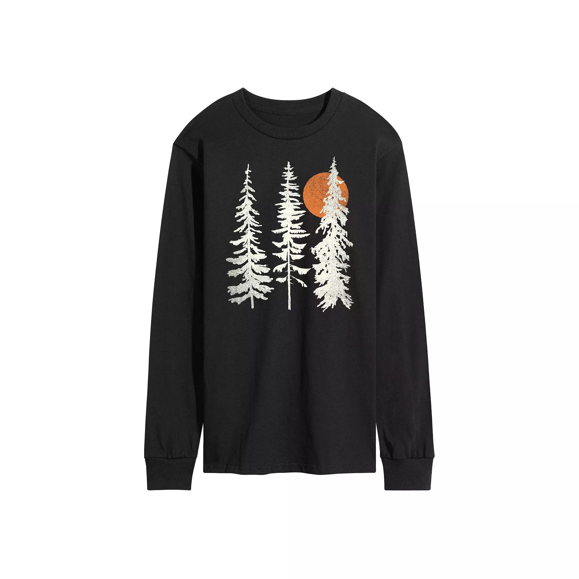 Men's Dead Inside Patriotic Long Sleeve Graphic Tee,  Product Image