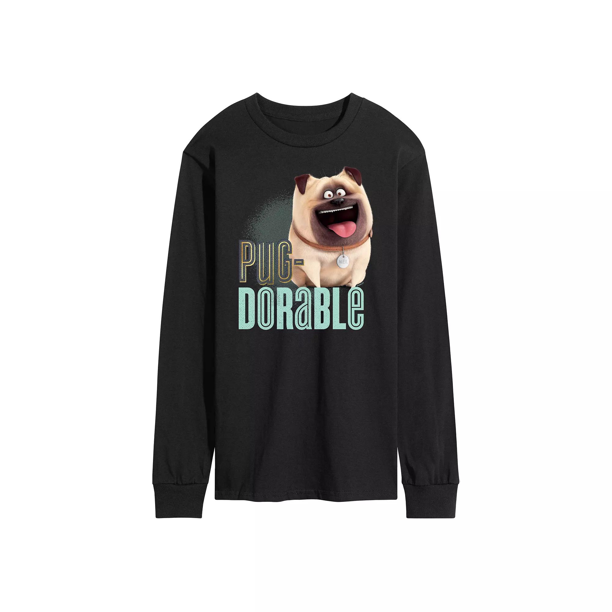 Men's The Secret Life of Pets Pug-Dorable Graphic Tee,  Product Image