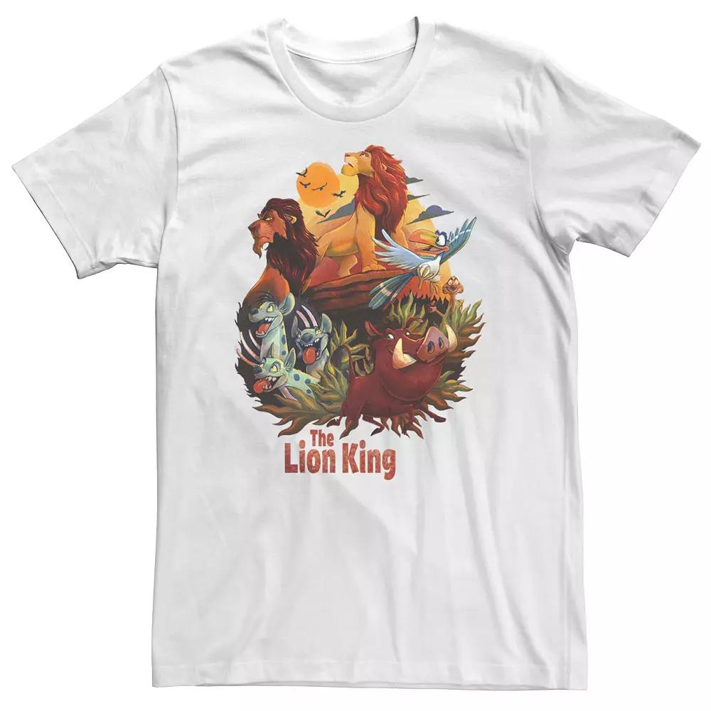 Disney's The Lion King Big & Tall Main Cast Poster Tee, Men's,  Product Image