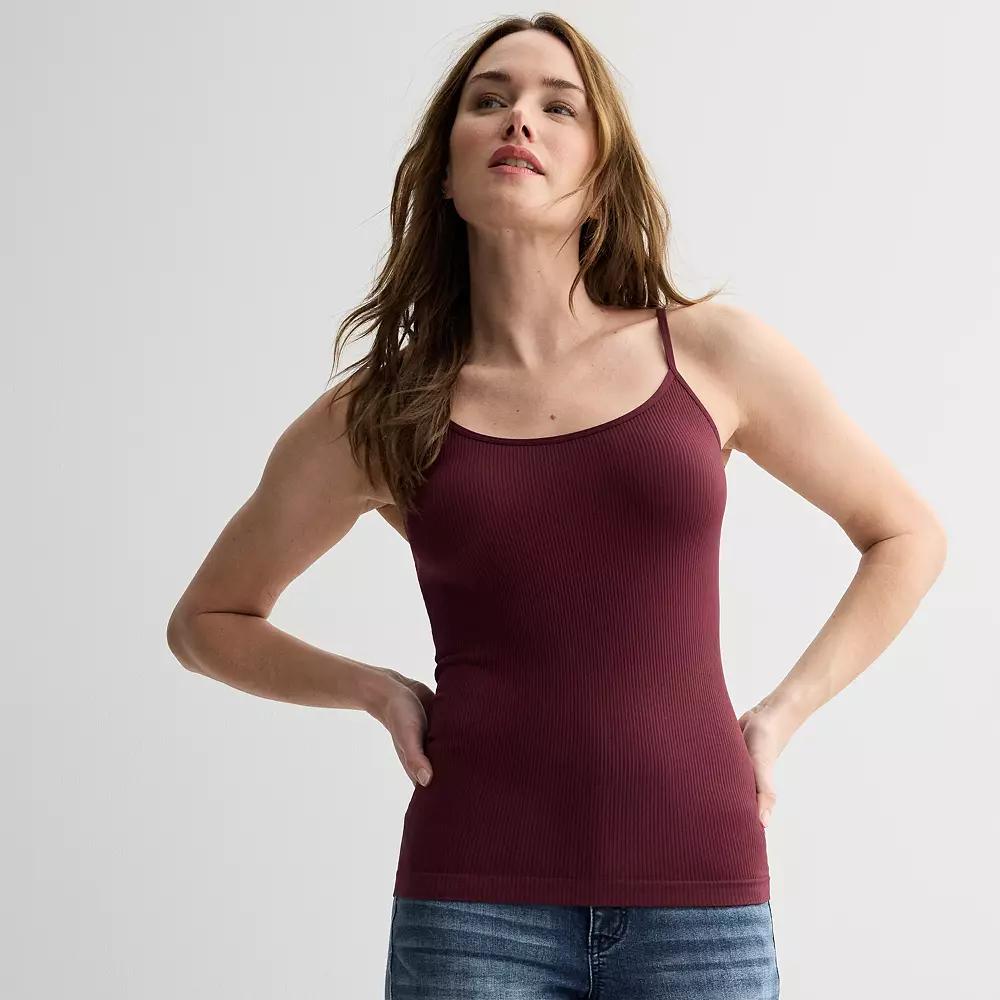 Women's Apt. 9® Ribbed Seamless Camisole,  Product Image