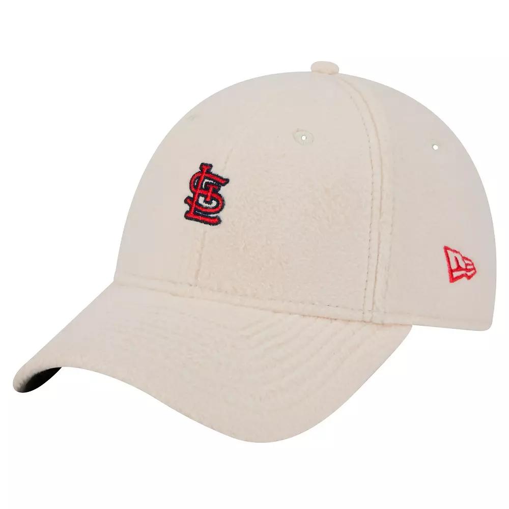 Women's New Era White St. Louis Cardinals Chrome Cozy 9FORTY Adjustable Hat, Beige Product Image