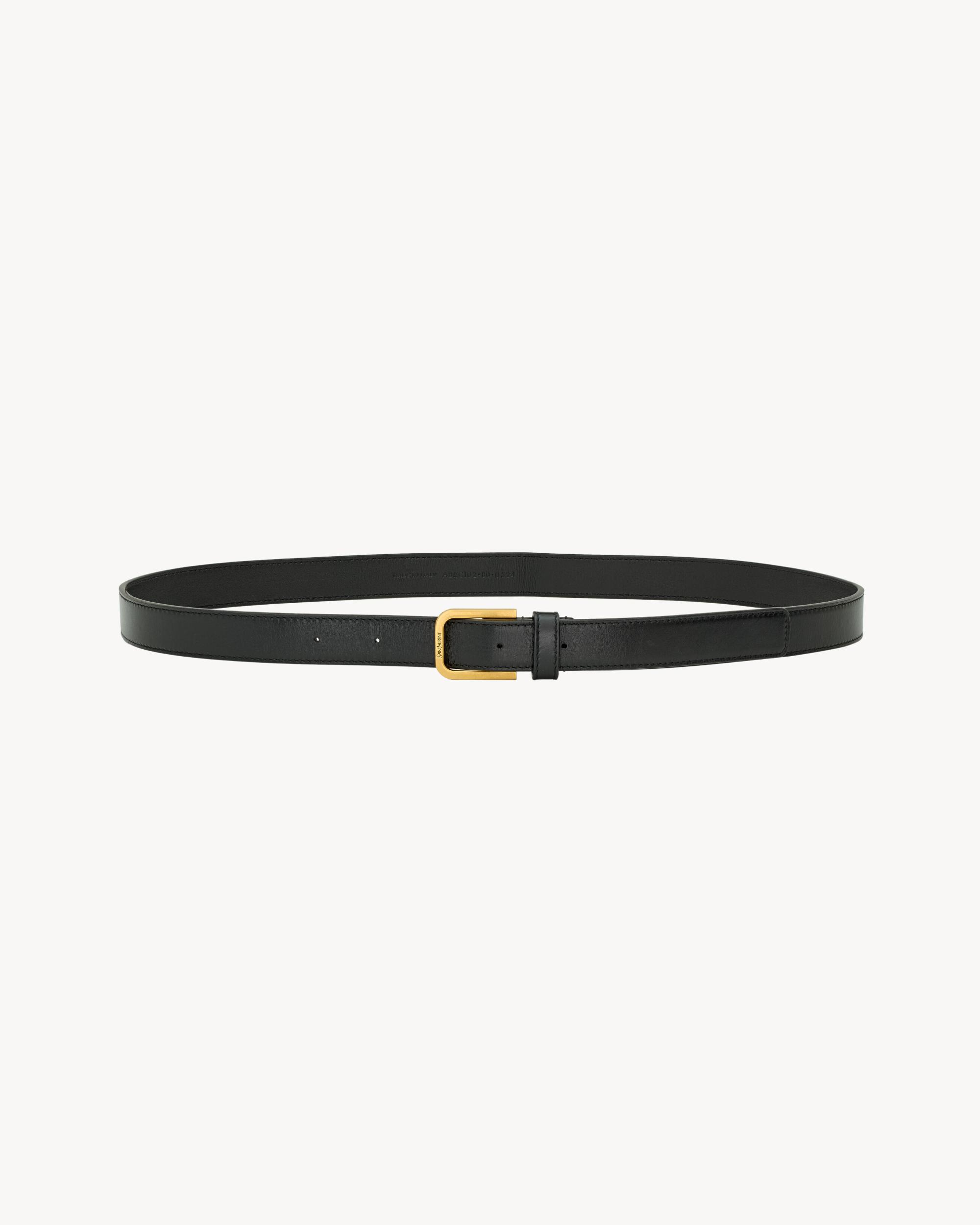 minimal belt in smooth leather Product Image