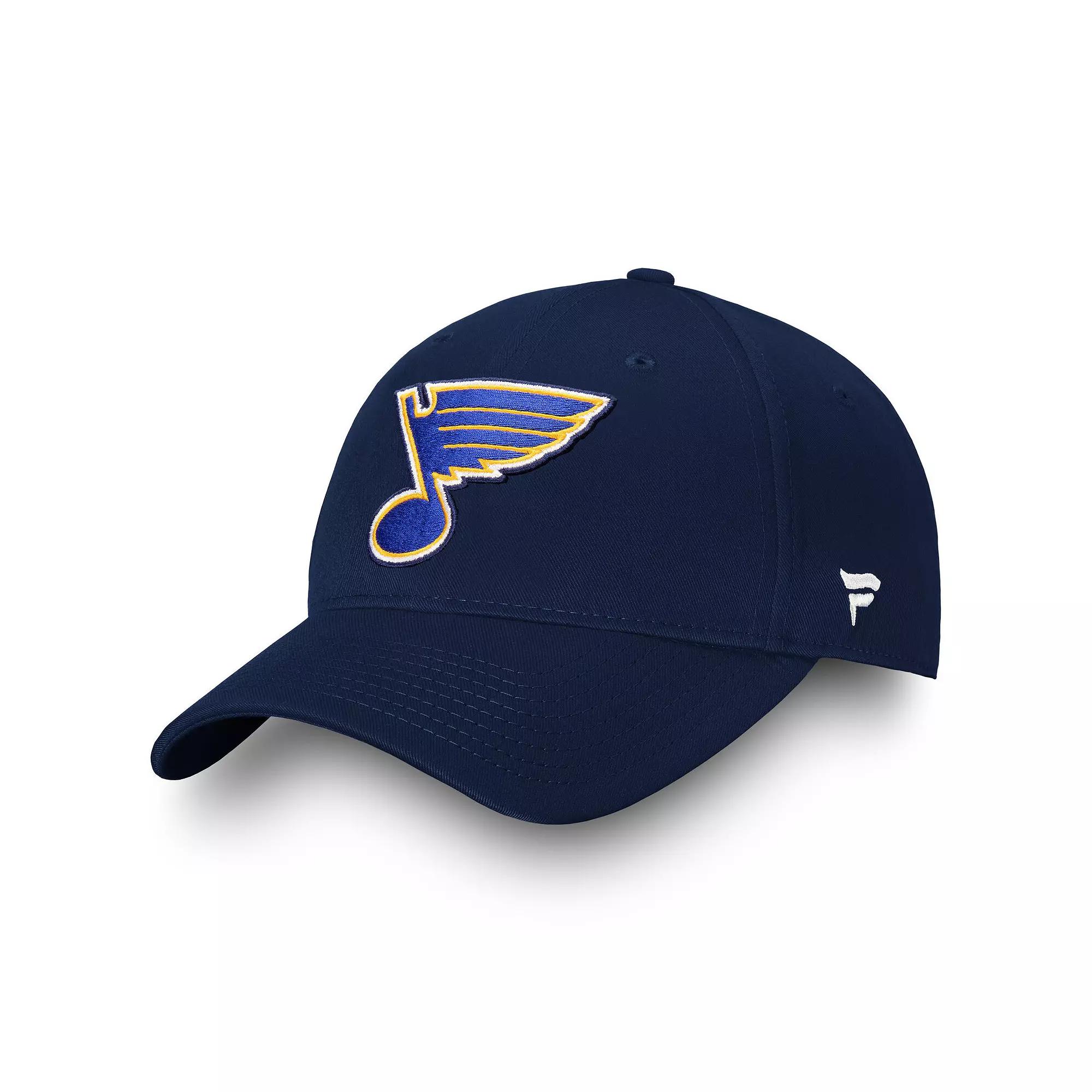 Men's Fanatics Branded Navy St. Louis Blues Core Adjustable Hat Product Image