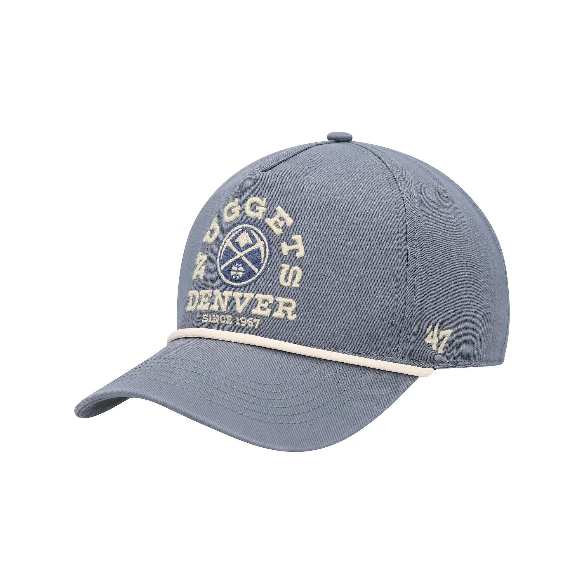 Men's '47  Blue Denver Nuggets Canyon Ranchero Hitch Adjustable Hat, Nug Blue Product Image