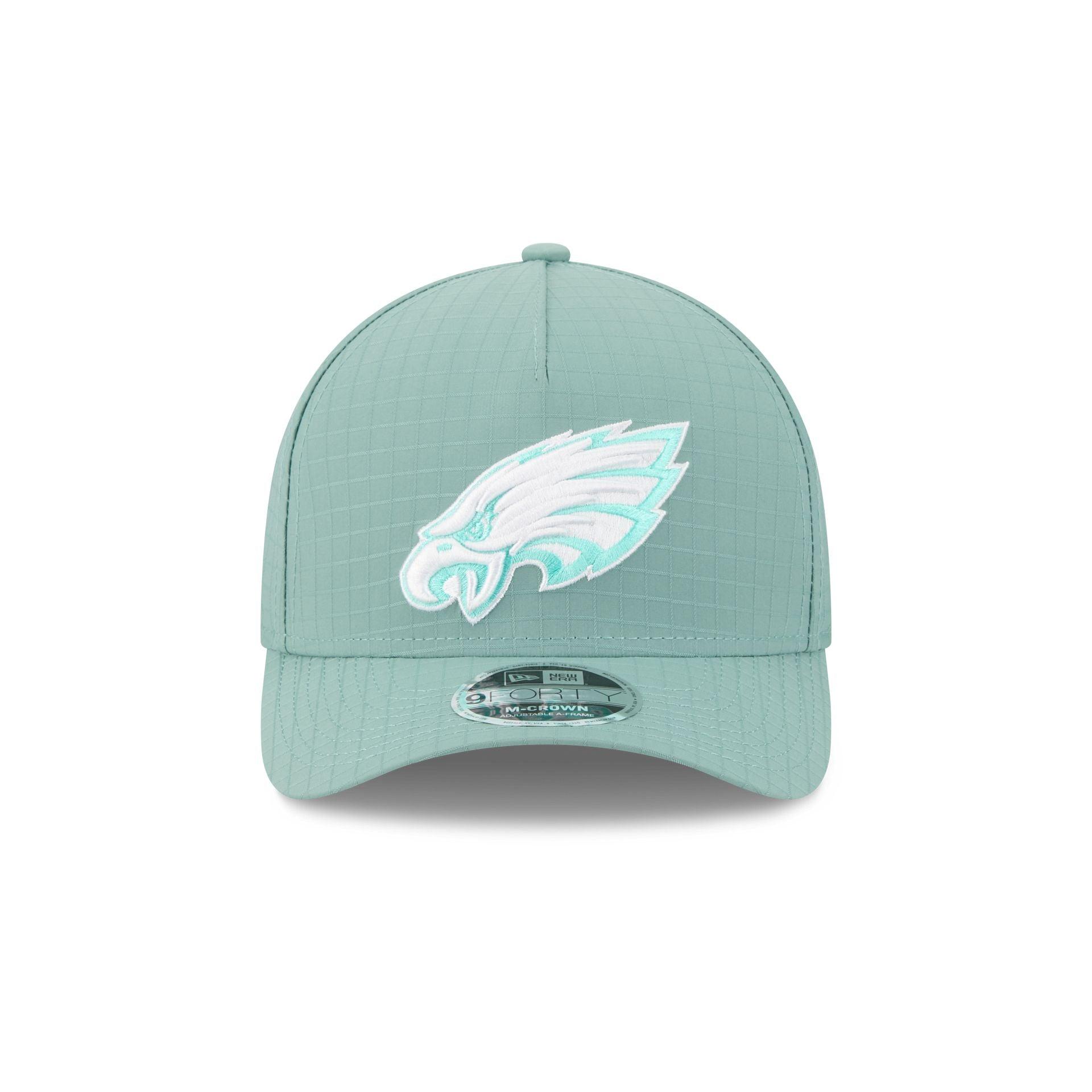 Philadelphia Eagles Green Ripstop 9FORTY M-Crown A-Frame Snapback Hat Male Product Image