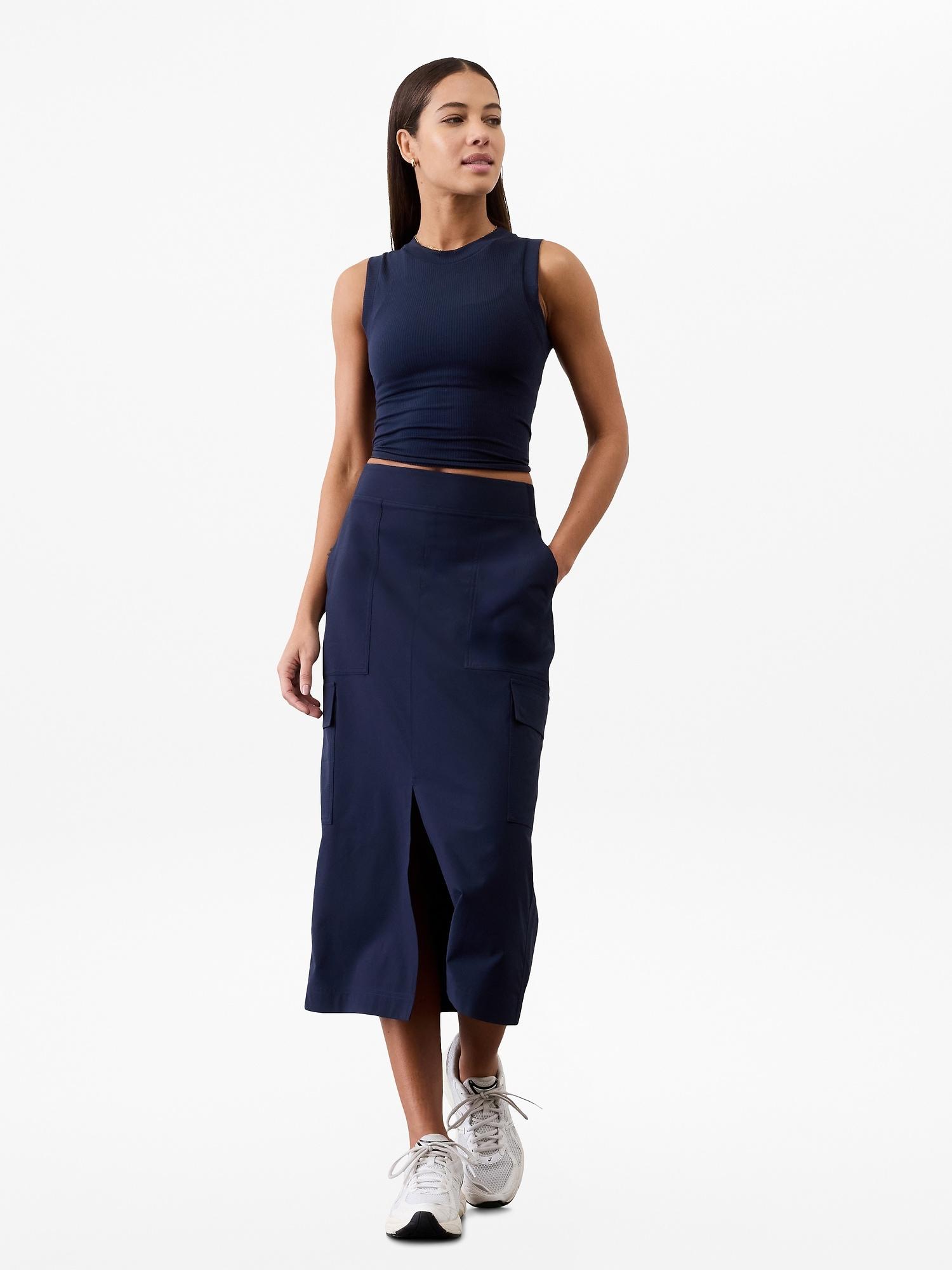 Brooklyn Heights High Rise Cargo Skirt Product Image