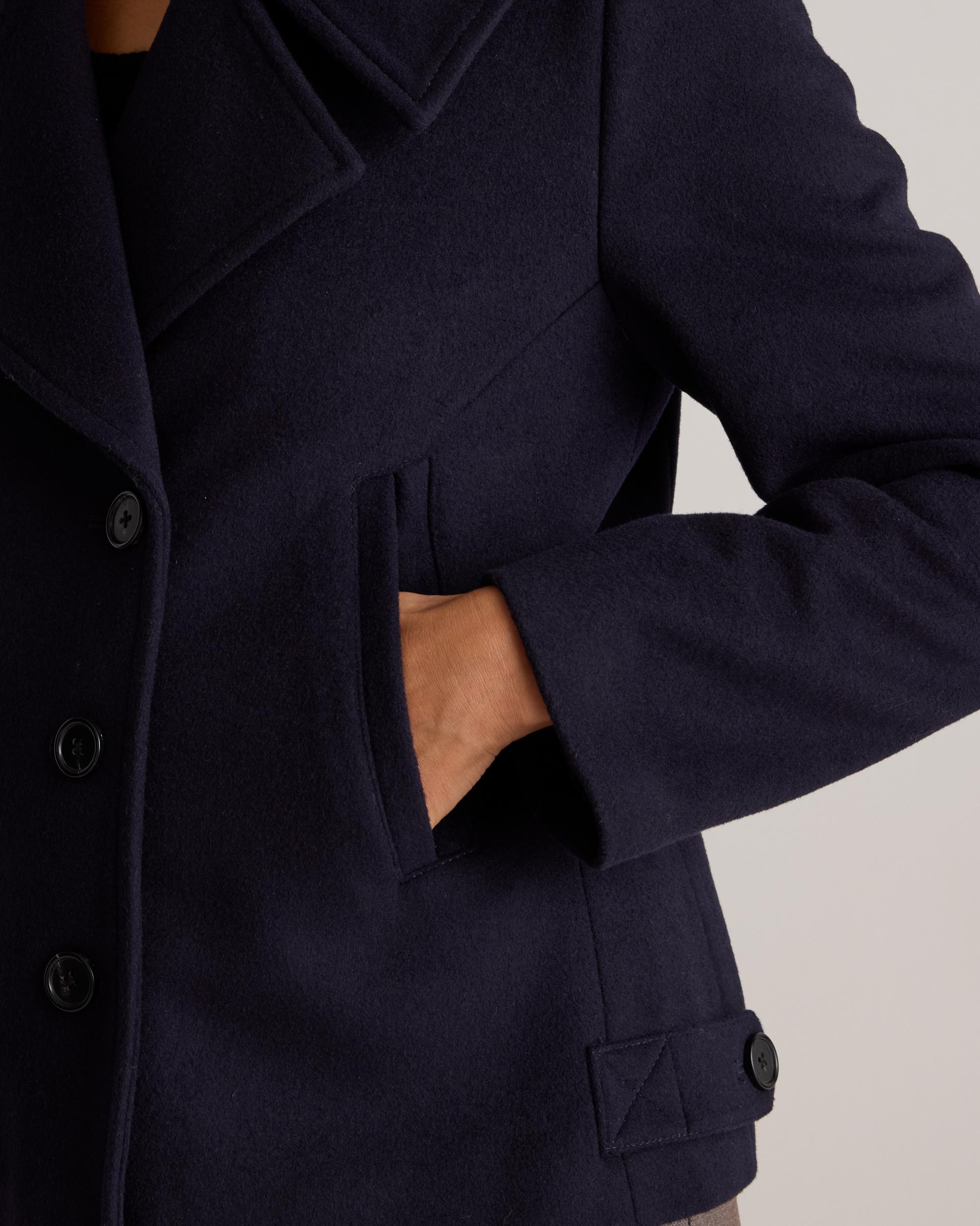 Quince | Women's Italian Wool Short Peacoat Wool/Nylon Product Image