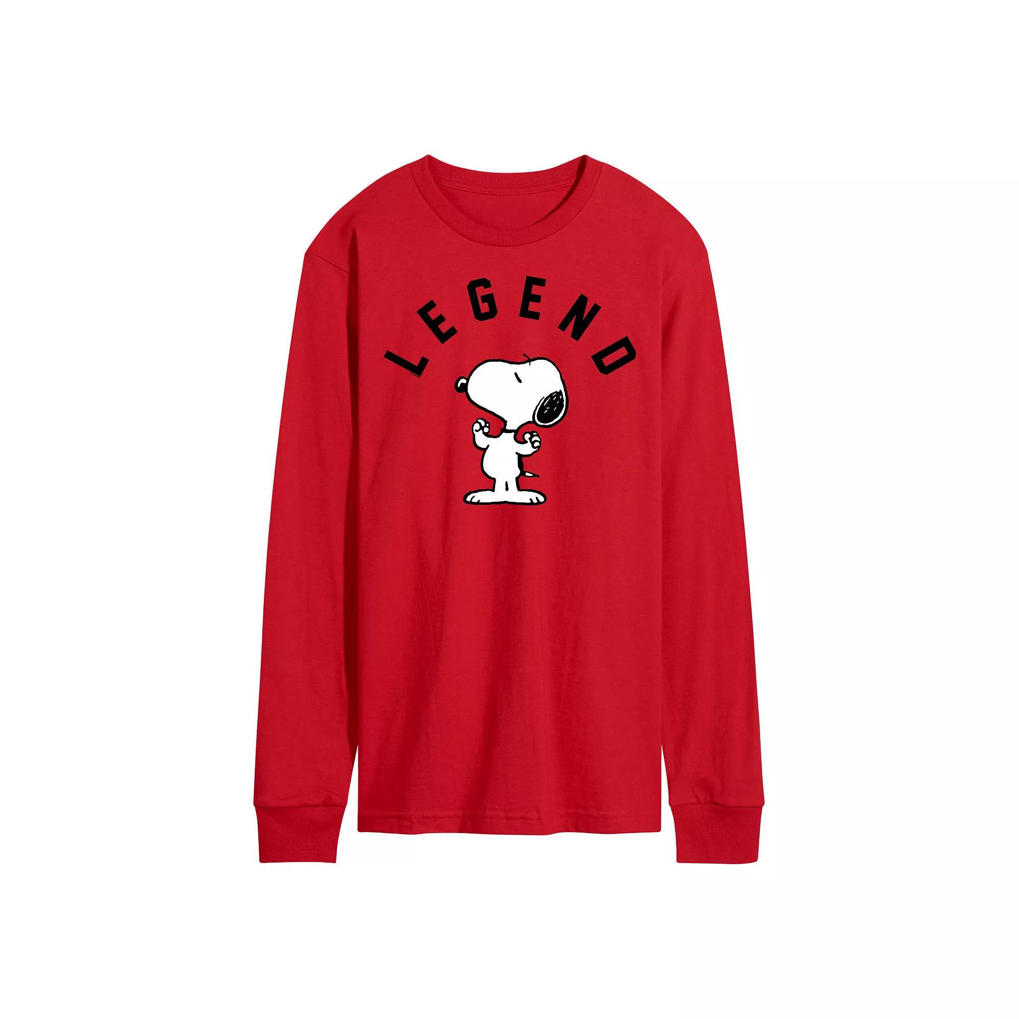 Men's Dr. Seuss Grinch I Am The Naughty List Long Sleeve Tee,  Product Image