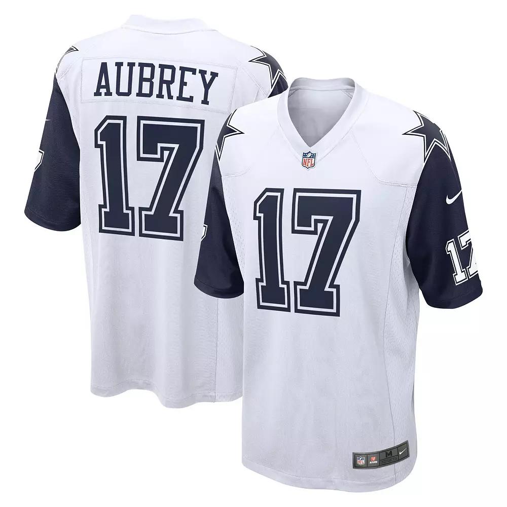 Men's Nike Brandon Aubrey White Dallas Cowboys Game Jersey,  Product Image