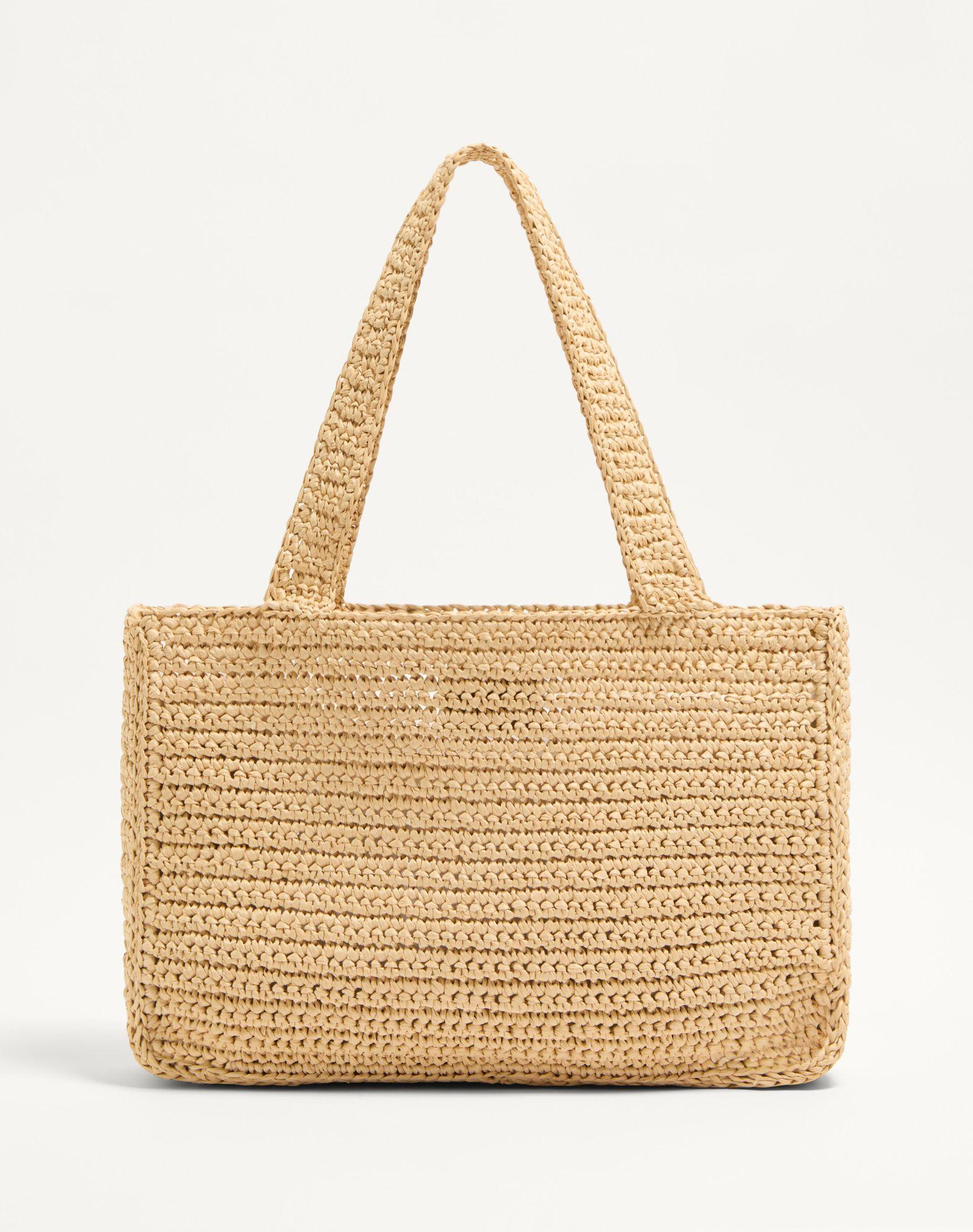 Valentino Garavani Viva Superstar Medium Shopping Bag In Raffia Product Image