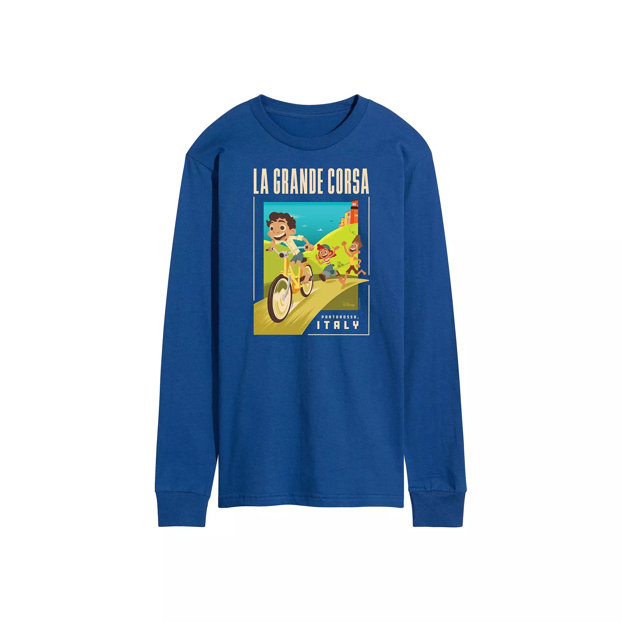 Disney's Luca Men's La Grande Long Sleeve Graphic Tee,  Product Image