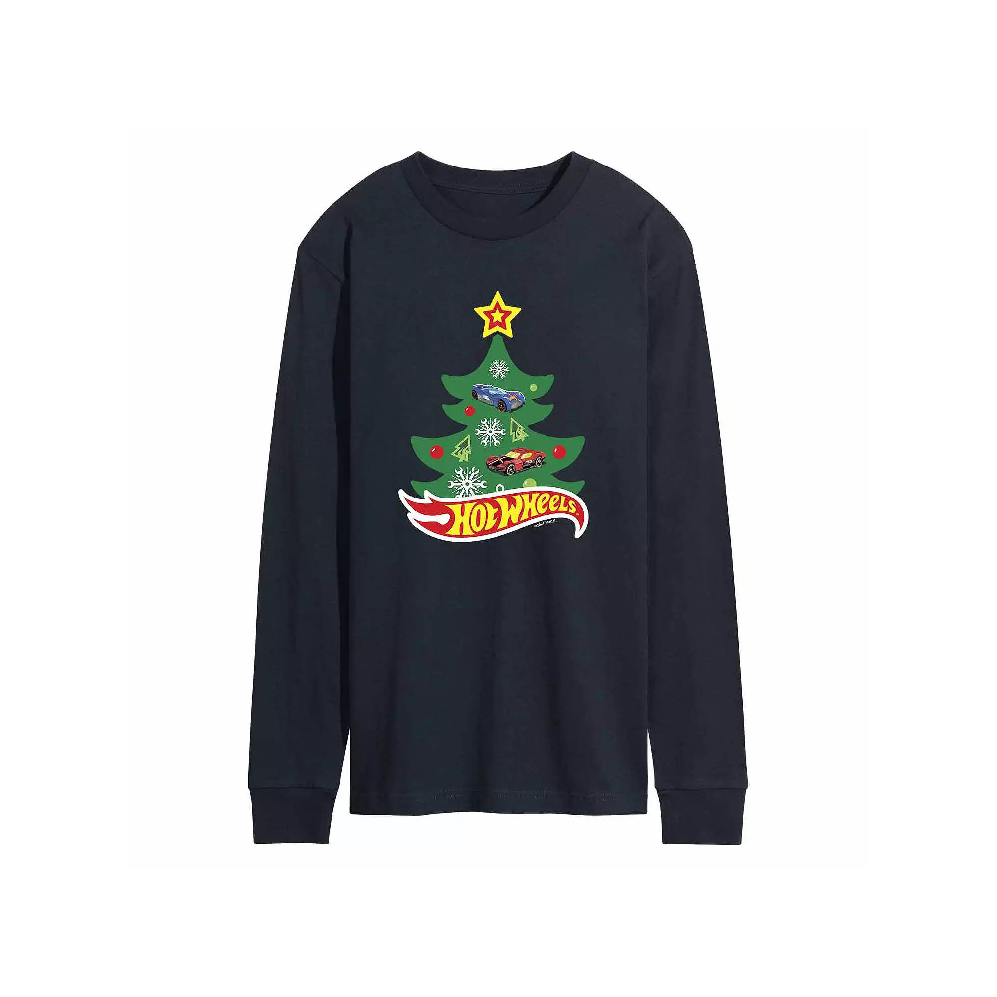 Men's Hot Wheels Christmas Tree Tee,  Product Image
