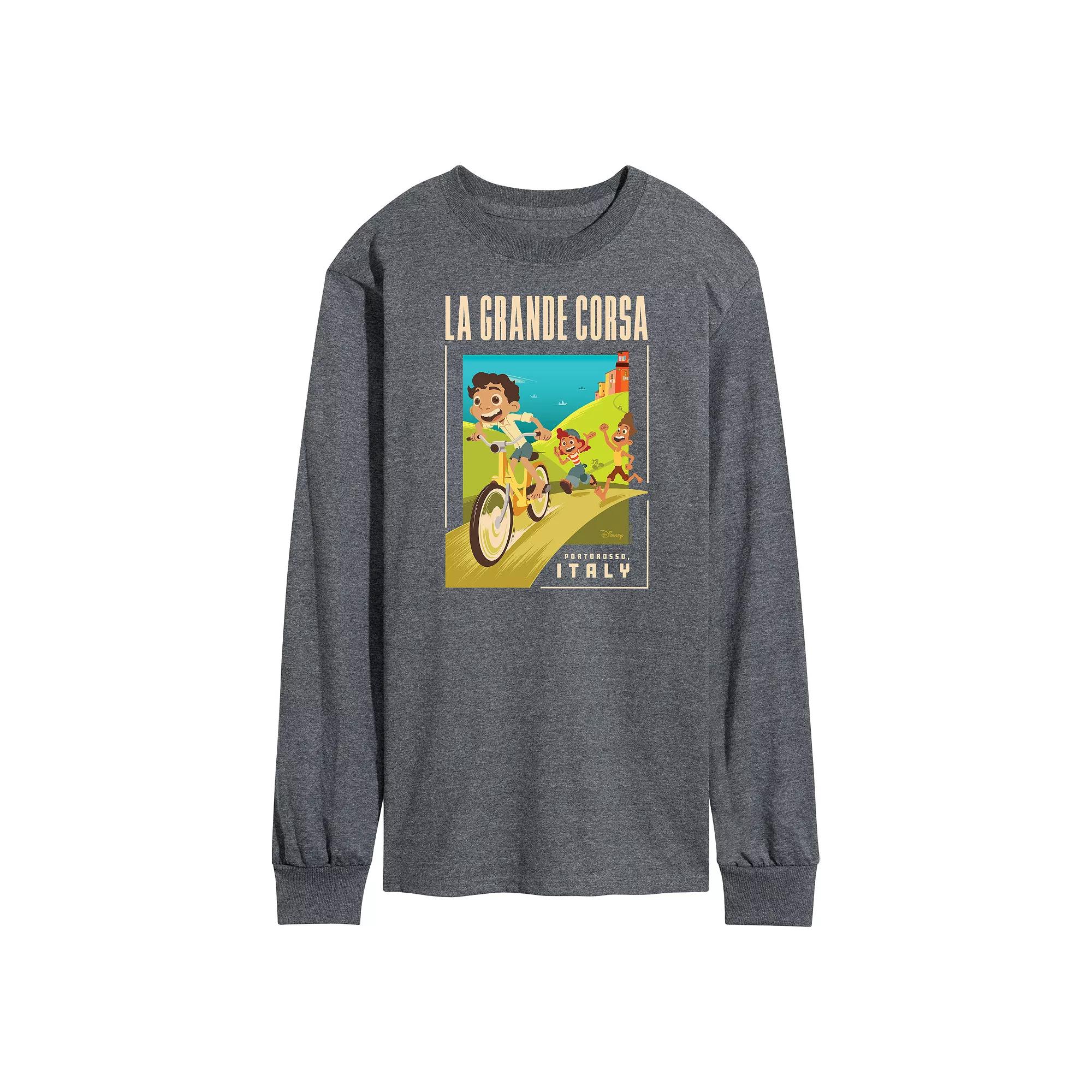 Disney's Luca Men's La Grande Long Sleeve Graphic Tee,  Product Image