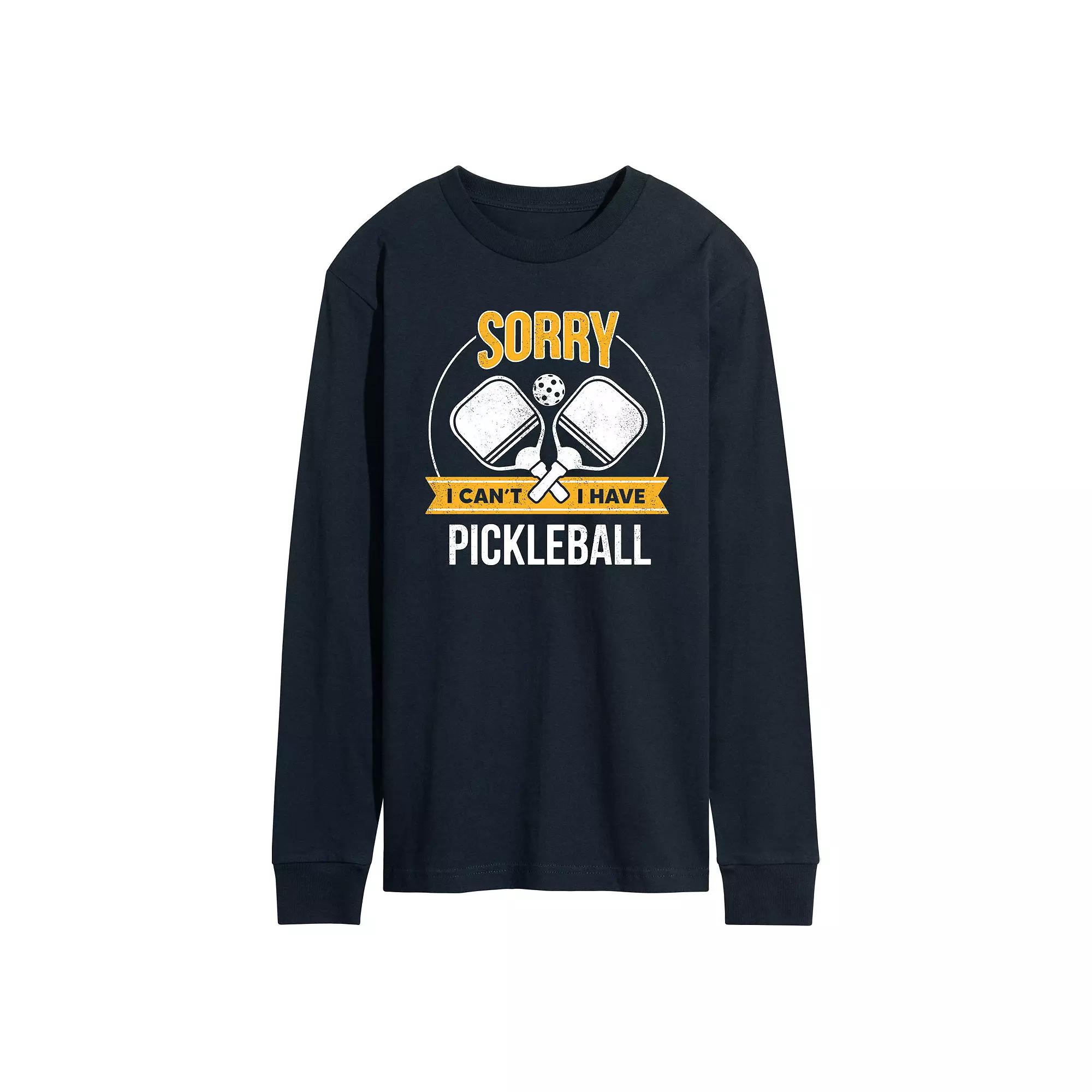 Men's Sorry Can't Pickleball Tee,  Product Image