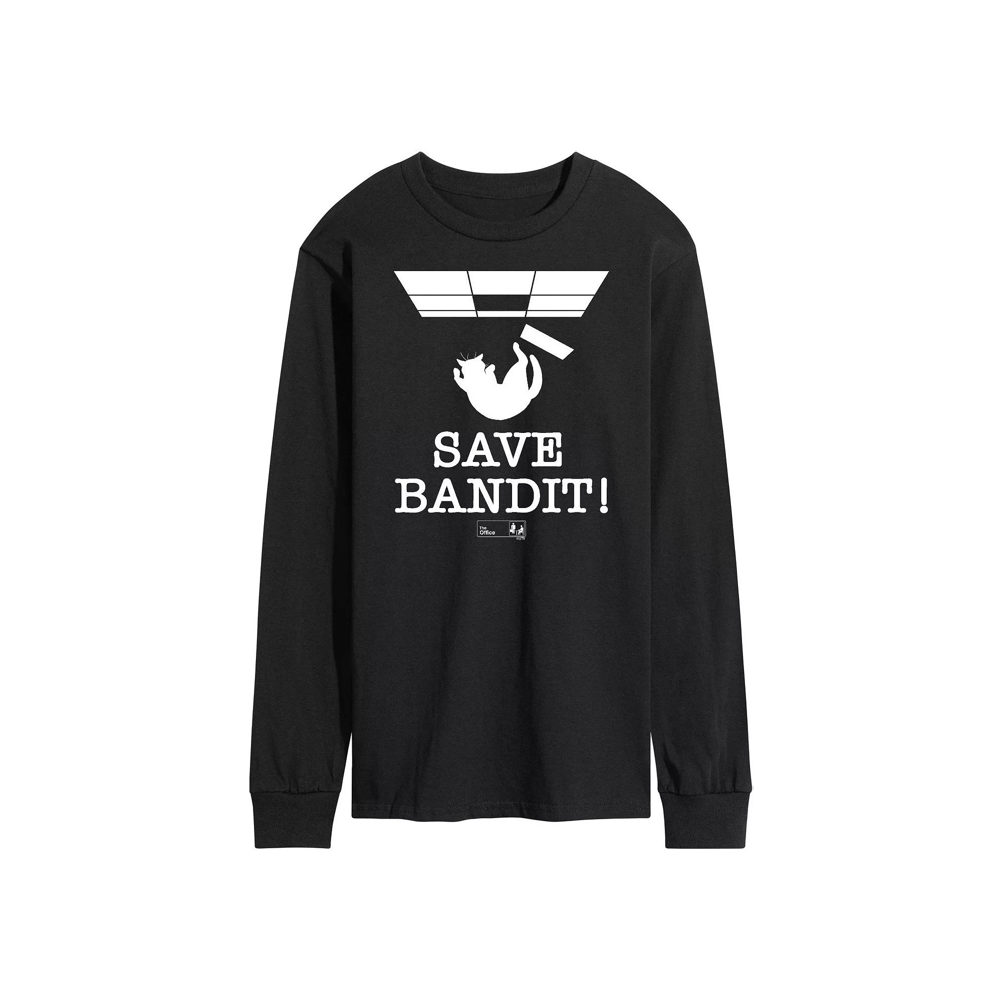 Men's The Office Save Bandit Long Sleeve Tee,  Product Image