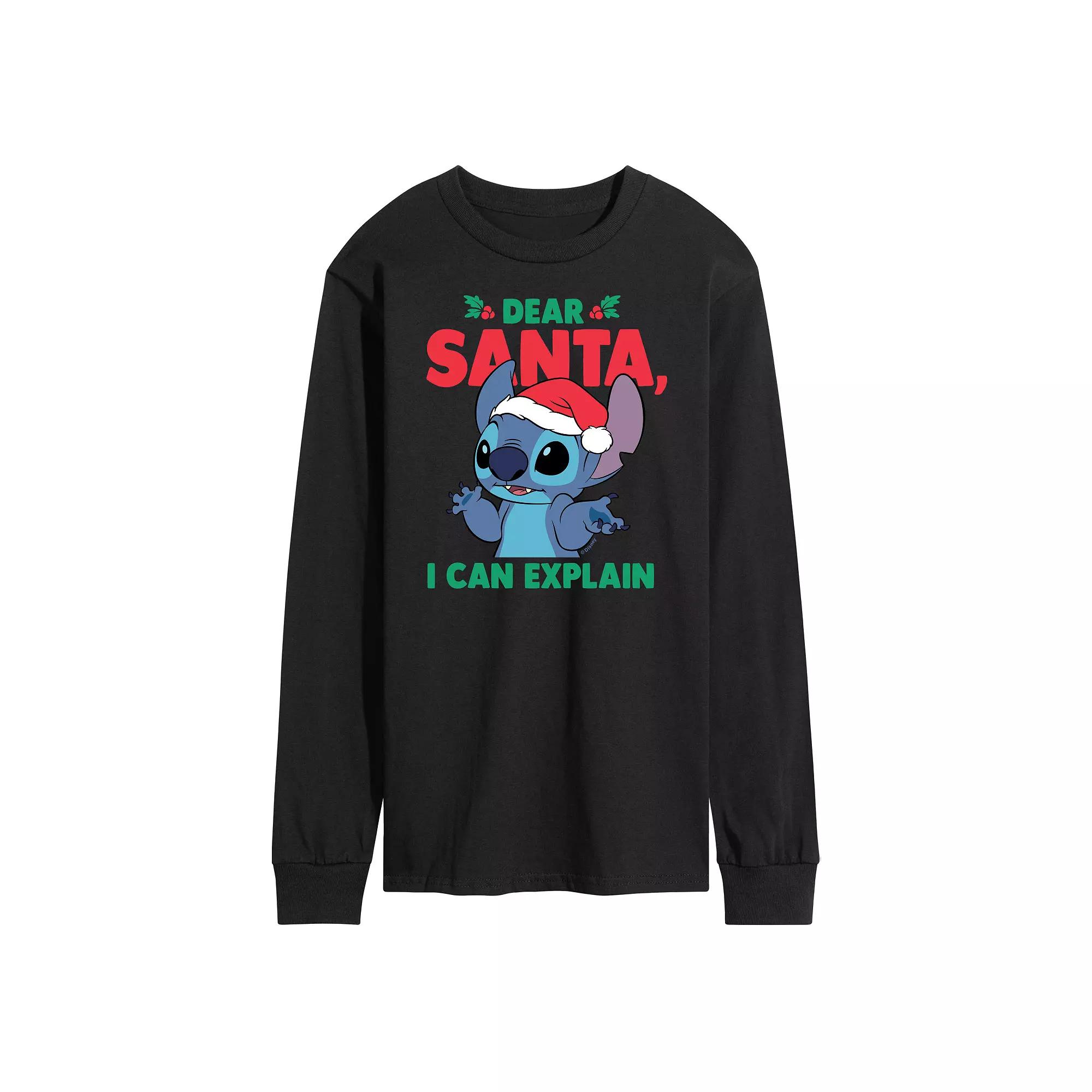 Disney's Lilo & Stitch Santa I Can Explain Tee, Men's,  Product Image