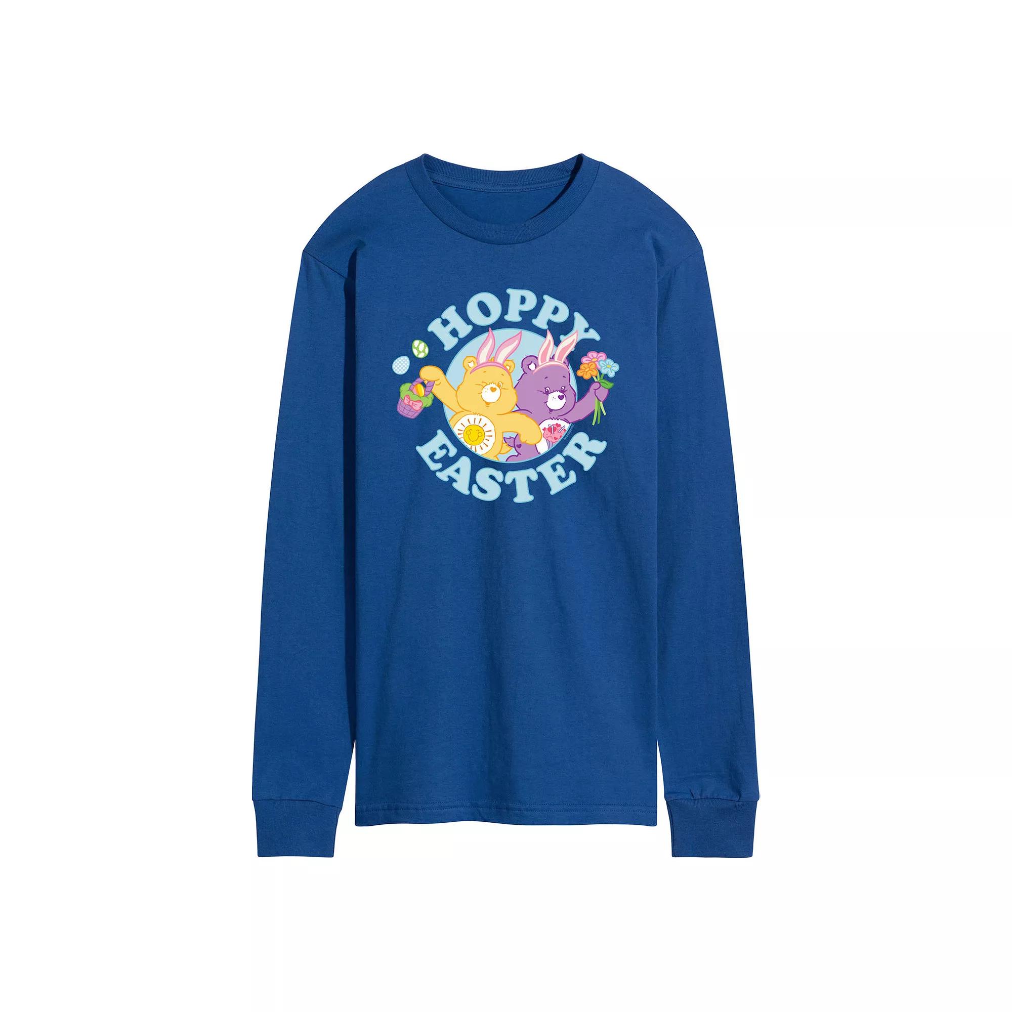 Men's Care Bears Hoppy Easter Long Sleeve Graphic Tee,  Product Image