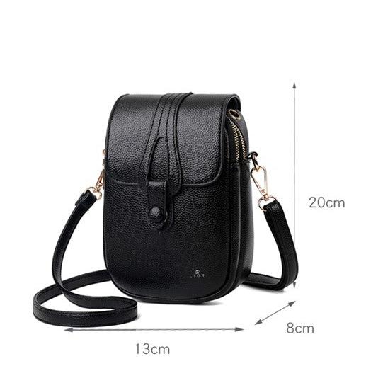 Lior's Timeless Retro Leather Shoulder Bag Product Image