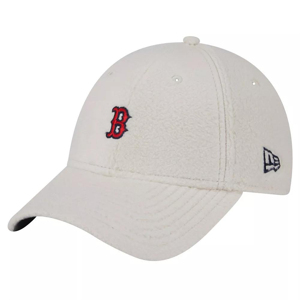 Womens New Era White Boston Red Sox Chrome Cozy 9FORTY Adjustable Hat Product Image