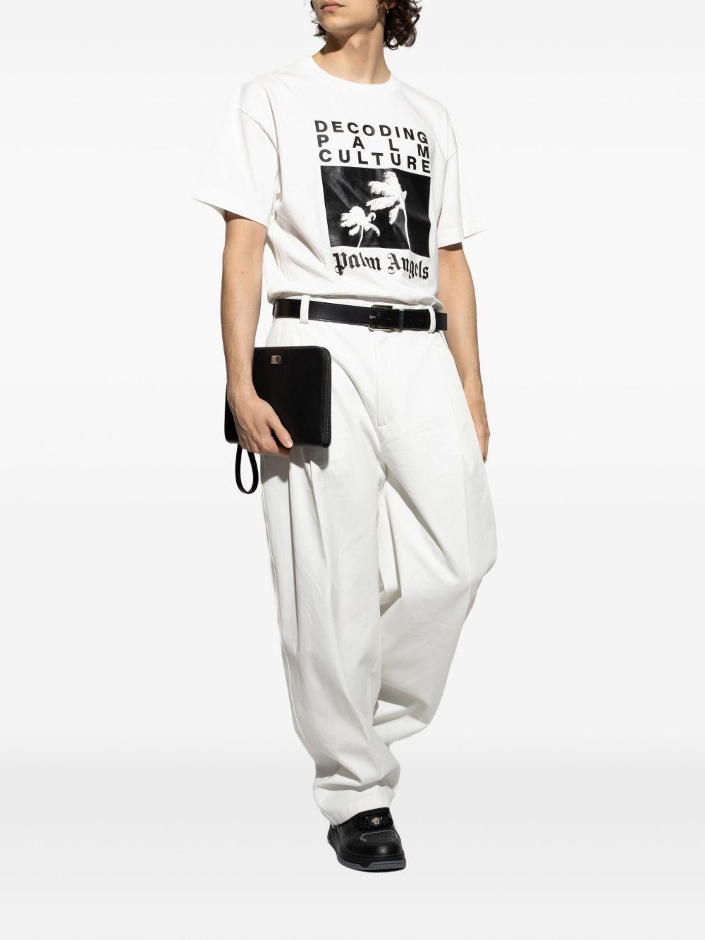 palm-tree print T-shirt Product Image