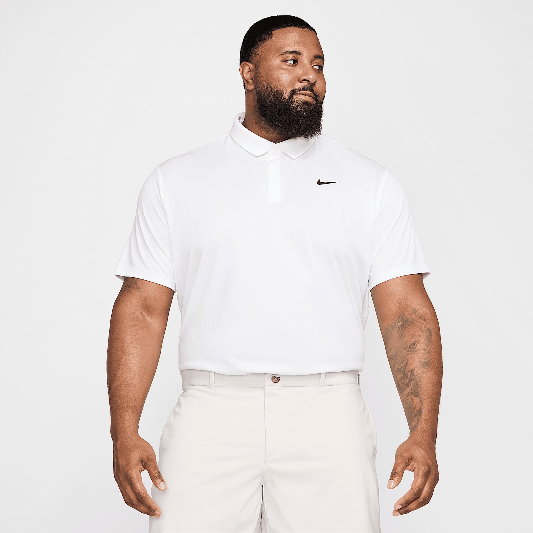 Nike Mens Tour Dri-FIT Jacquard Golf Polo | FZ7475-100 Product Image